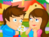Couple Kissing In The Park Game
